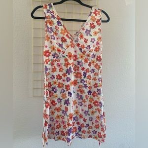 Floral Body Con Mini Dress